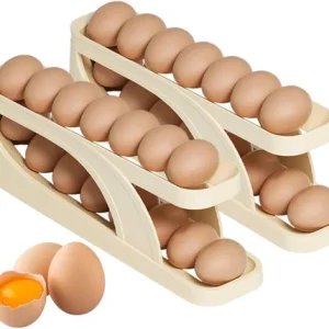 Egg Organizer Automatic Scrolling Egg Rack